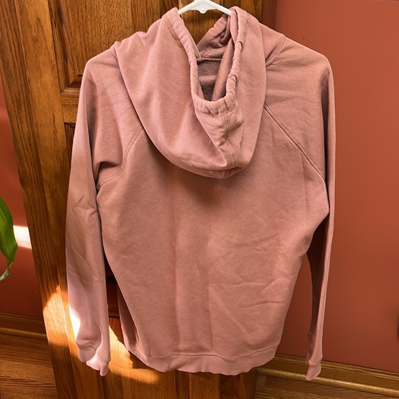Roxy Pink Hoodie Sweatshirt with Graphic Design - Picture 2 of 7